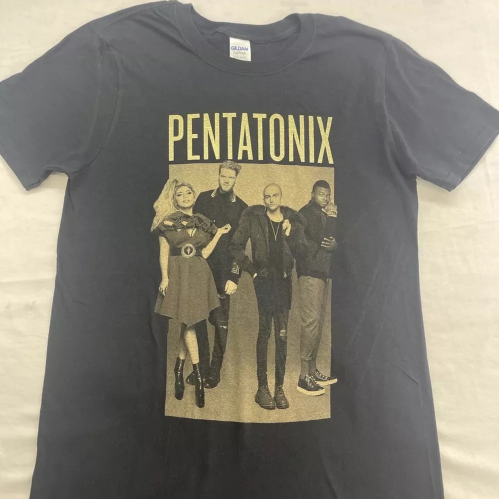 Pentatonix 2017 Christmas Tour, Tour Dates T Shirt Black 2XL NWOT